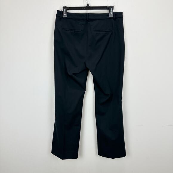 J.Crew Kaya Pant Bi Stretch Cotton Blend Black Classic Office Kick Out US 6 NWT - Picture 12 of 13